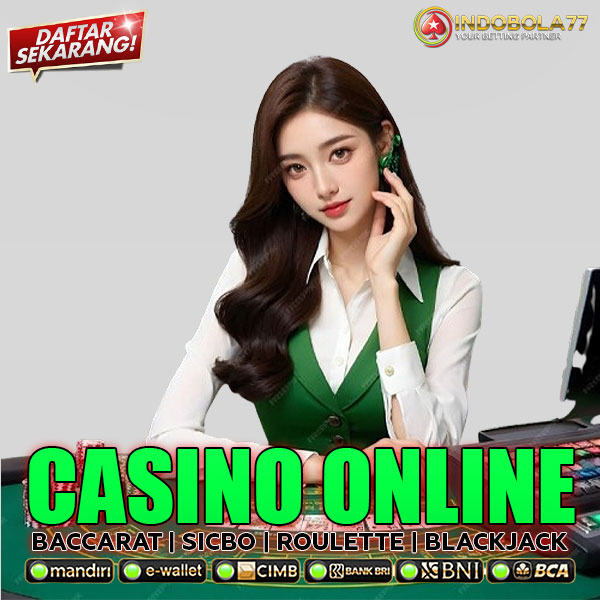 INDOBOLA77: Situs Casino Online Resmi Live Dealer Asli Terbaik Di Asia